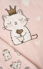 Βρεφική Πυτζάμα Queen Cat Χειμερινή Minerva 90-62388