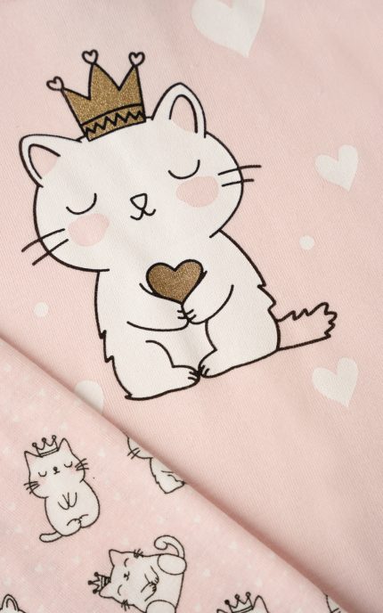 Βρεφική Πυτζάμα Queen Cat Χειμερινή Minerva 90-62388
