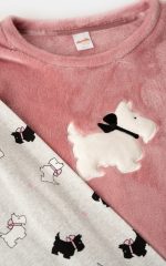 Fleece Χειμερινή Παιδική Πυτζάμα Dog Love Minerva 90-62423