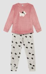 Fleece Χειμερινή Παιδική Πυτζάμα Dog Love Minerva 90-62423