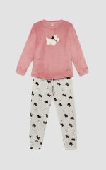 Fleece Χειμερινή Παιδική Πυτζάμα Dog Love Minerva 90-62423