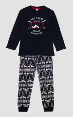 Unisex Παιδική Χειμερινή Πυτζάμα Ski Club Minerva 90-62446