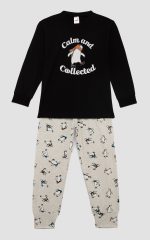 Unisex Παιδική Πυτζάμα Χειμερινή Penguin Minerva 90-62447