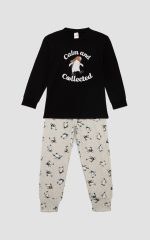 Unisex Παιδική Πυτζάμα Χειμερινή Penguin Minerva 90-62447