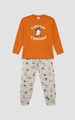 Unisex Παιδική Πυτζάμα Χειμερινή Penguin Minerva 90-62447