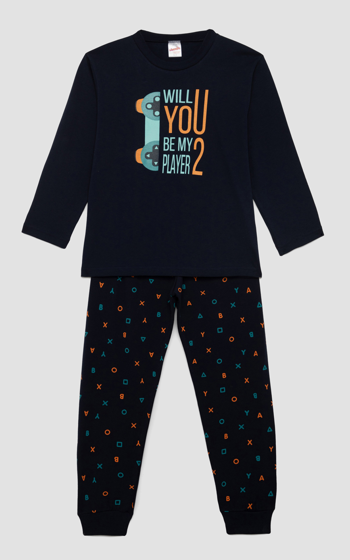90-62448paidiki-xeimerini-pyjama-Player-minerva (2) Παιδική Χειμερινή Πυτζάμα Player 2 Βαμβακερή Minerva 90-62448
