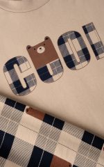 Unisex Παιδική Χειμερινή Πυτζάμα Φούτερ Minerva 90-62454