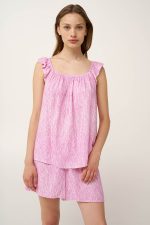 Καλοκαιρινό Baby doll με Σούρες Vamp 24145