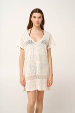 Καλοκαιρινό Φόρεμα Παραλίας Jacquard Vamp 24533
