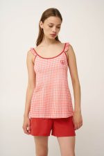 Νεανικό Βαμβακερό Καρό Baby Doll Vamp 24274