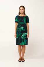 Καλοκαιρινό Viscose Φόρεμα Κοντομάνικο Vamp 24470