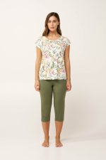 Καλοκαιρινή Γυναικεία Πυτζάμα Botanical Vamp 24150
