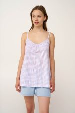 Βαμβακερό Baby Doll με Τιράντες Vamp 24245