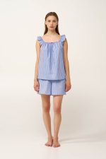 Baby Doll με Σούρες από Ποπλίνα Vamp 24203