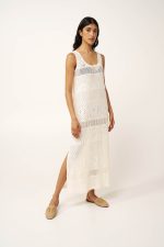Maxri Jacquard Καλοκαιρινό Φόρεμα Παραλίας Vamp 24530