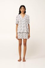 Γυναικεία Κουμπωτή Πυτζάμα Snake Print Vamp 24126