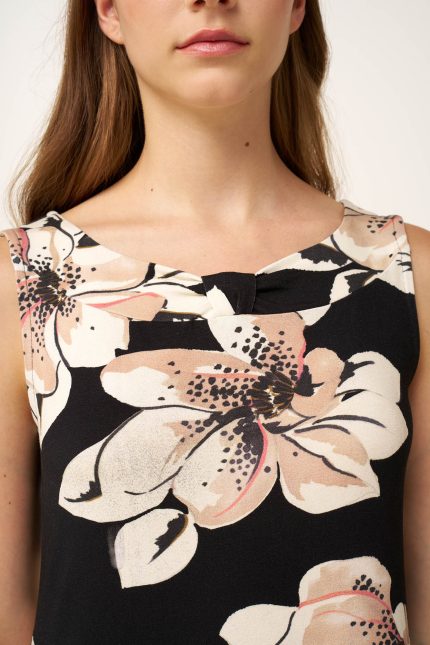Αμάνικο Καλοκαιρινό Viscose Φόρεμα Vamp 24481