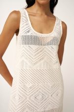 Maxri Jacquard Καλοκαιρινό Φόρεμα Παραλίας Vamp 24530