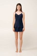 Σατέν Baby doll με Τιράντες Vamp 24176