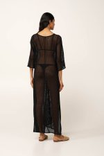 Εντυπωσιακό Maxi Mesh Φόρεμα Θαλάσσης Vamp 24514