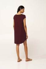 Δροσερό Μονόχρωμο Καλοκαιρινό Viscose Φόρεμα Vamp 24488