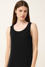 Μονόχρωμο Maxi Καλοκαιρινό Viscose Φόρεμα Vamp 24492
