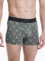 Boxer από Bamboo με Σχέδιο Walk W1770-78