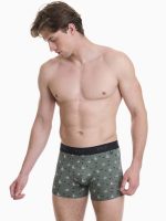 Boxer από Bamboo με Σχέδιο Walk W1770-78