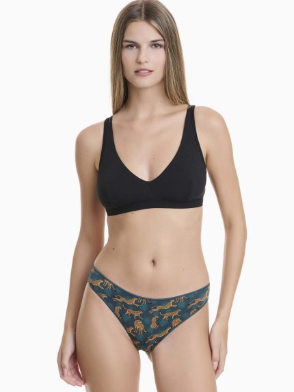 2-Pack Γυναικεία Εμπριμέ Σλιπ από Bamboo Walk W2012-84