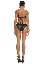 Ολόσωμο Μαγιό Animal Print με Έναν Ώμο Bluepoint 26058073