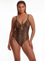 Plus Size Ολόσωμο Μαγιό Animal Print Bluepoint 26058080