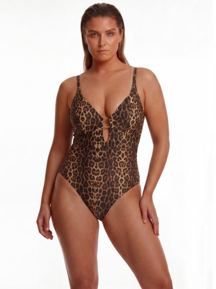 Plus Size Ολόσωμο Μαγιό Animal Print Bluepoint 26058080