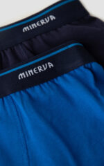 2τμχ Μονόχρωμα Παιδικά /Εφηβικά Boxer για Αγόρια Minerva 96-42745