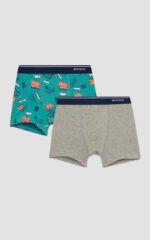 2τμχ Παιδικό /Εφηβικό Boxer για Αγόρια Minerva 96-42742