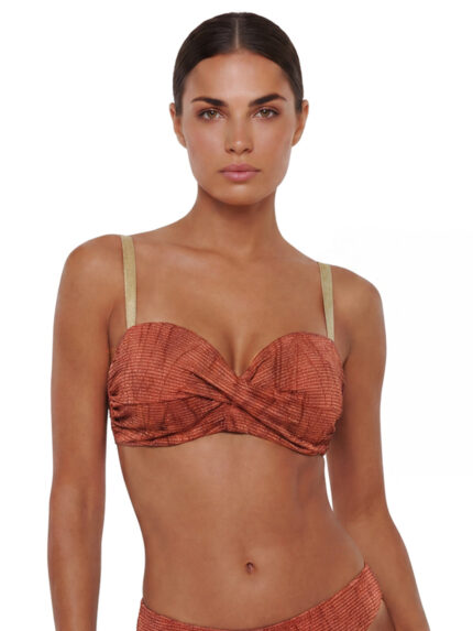 Strapless Μαγιό Τοπ σε Cup D με Μπανέλα Bluepoint 26066003D