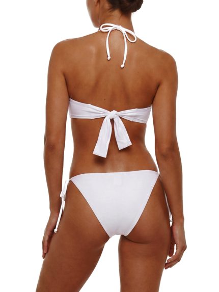 Μονόχρωμο Μαγιό Slip Brazilian με Κορδονάκια Bluepoint 26065090