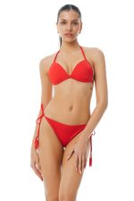 Μονόχρωμο Μαγιό Slip Brazilian με Κορδονάκια Bluepoint 26065090
