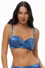Strapless Μαγιό Τοπ σε Cup D με Μπανέλα Bluepoint 26066112D